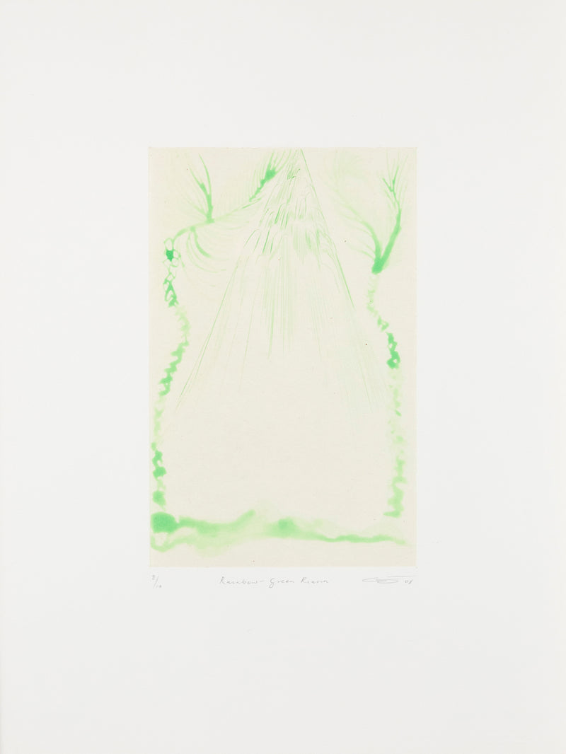 Chris Ofili "Green Riann" Aquatint, 2008