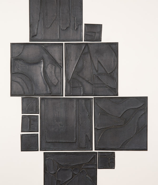 Louise Nevelson "Sky Garden" Led Intaglio, 1971