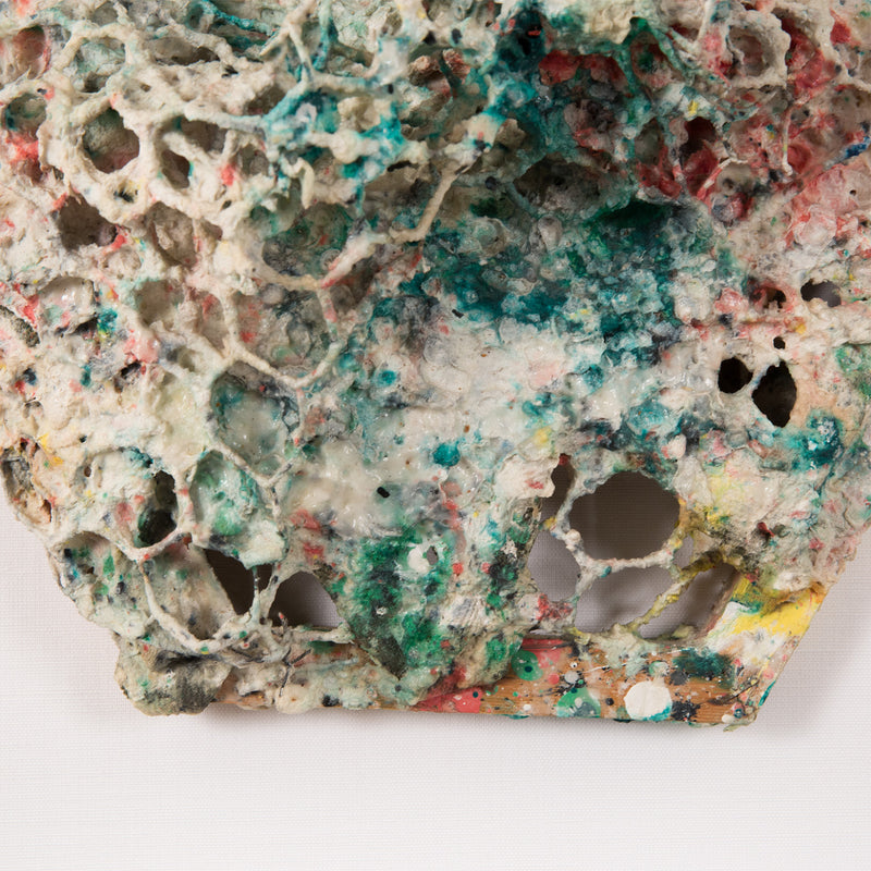 SAM GILLIAM "CONFETTI HEX" RELIEF SCULPTURE, 1978