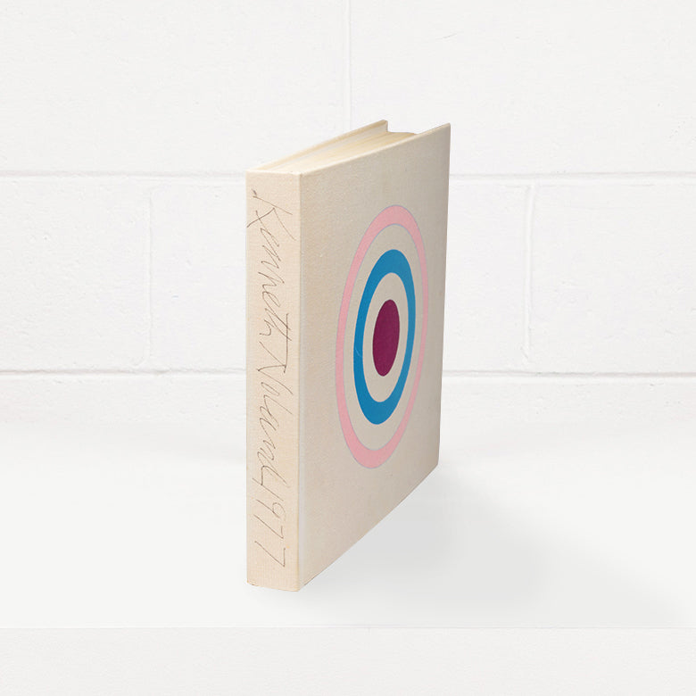 KENNETH NOLAND "PAINTED BOOK - BORDEAUX", 1977