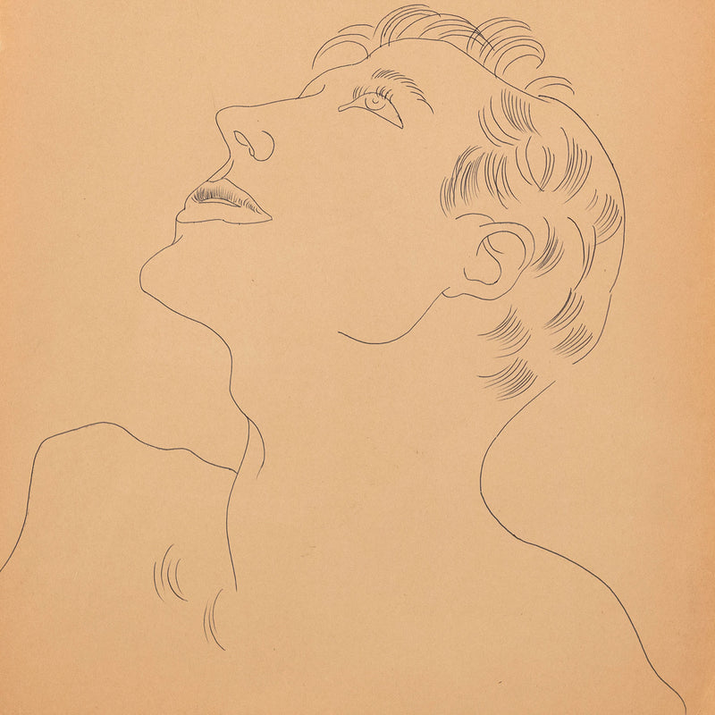 ANDY WARHOL "STAR GAZING" DRAWING, 1955