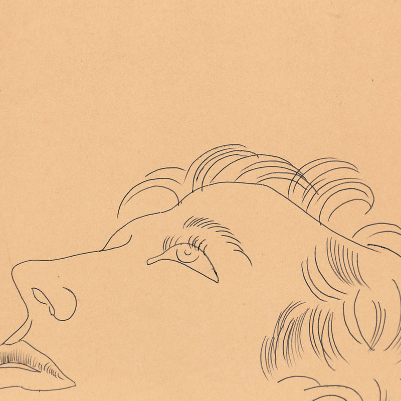 ANDY WARHOL "STAR GAZING" DRAWING, 1955