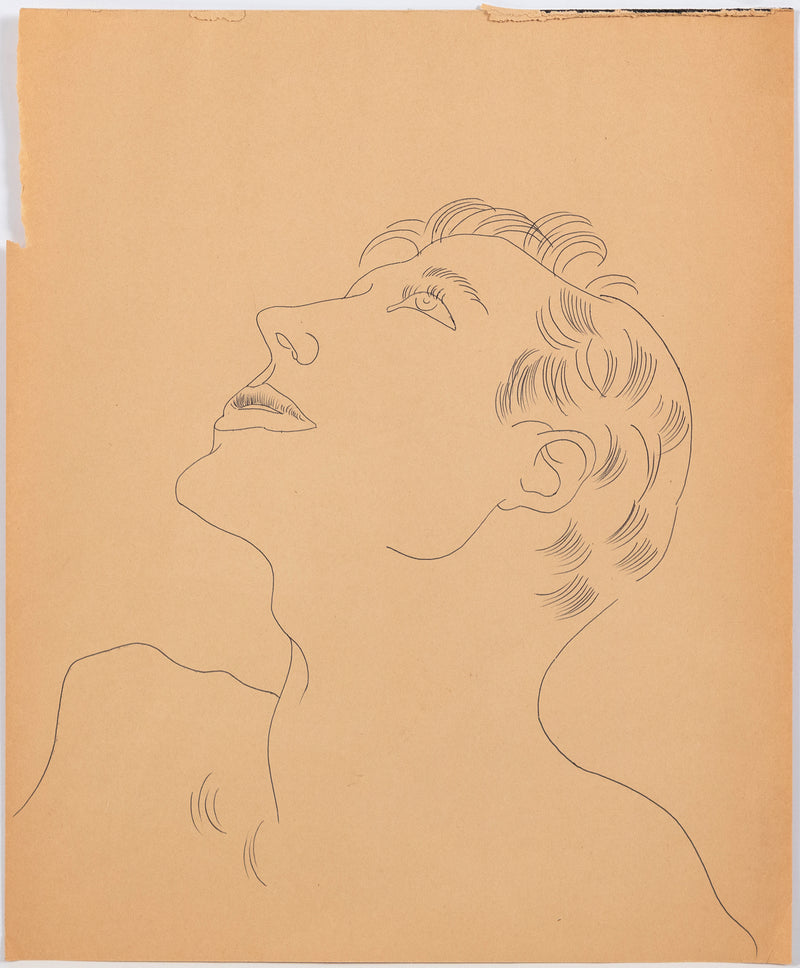 ANDY WARHOL "STAR GAZING" DRAWING, 1955