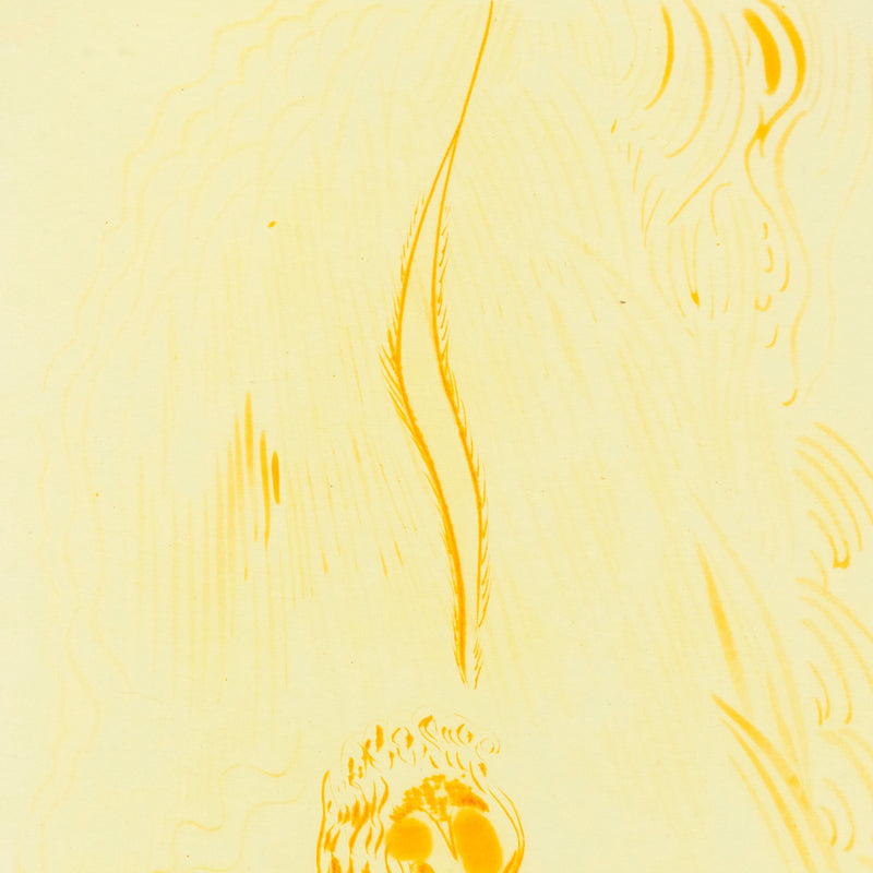 Chris Ofili "Yellow Daydreamer" Aquatint, 2008