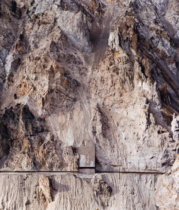 Edward Burtynsky "Railcuts #4 C.N. Track, Thompson River, British Columbia 1985" Canada, 1985. Digital chromogenic color print.