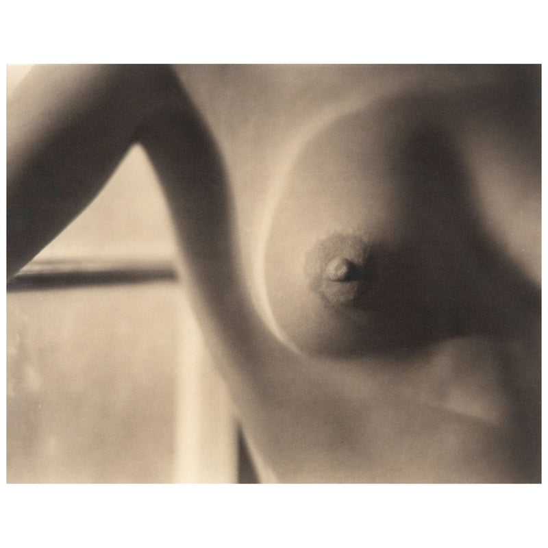 Edward Weston "Nude" 1920. Vintage sepia photography.