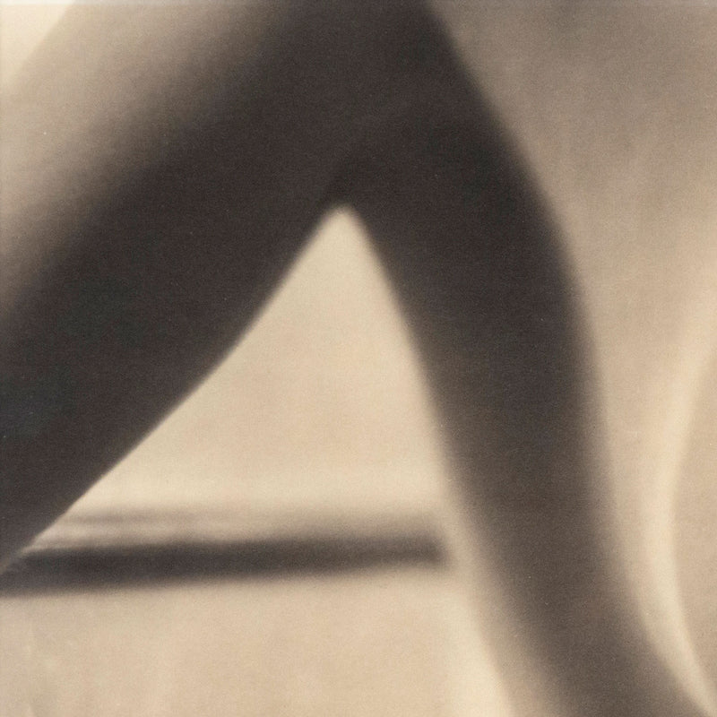 Edward Weston "Nude" 1920. Vintage sepia photography.