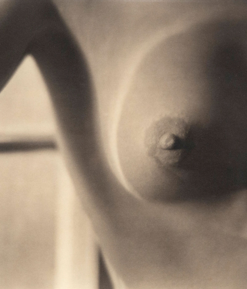 Edward Weston "Nude" 1920. Vintage sepia photography.