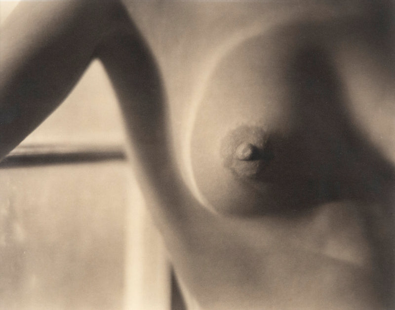 Edward Weston "Nude" 1920. Vintage sepia photography.