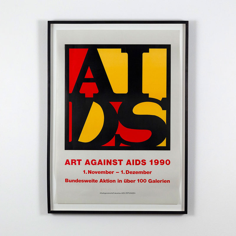 GENERAL IDEA "ART AGAINST AIDS" SILKSCREEN, 1990