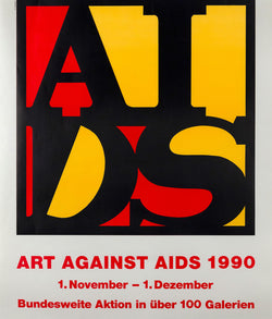 GENERAL IDEA "ART AGAINST AIDS" SILKSCREEN, 1990