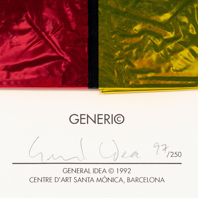 General Idea "GENERI©" Mylar balloon, 1992