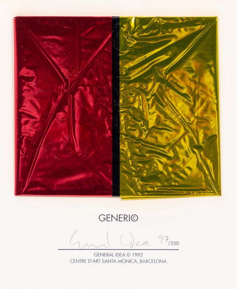 General Idea "GENERI©" Mylar balloon, 1992