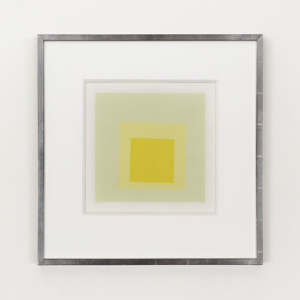 Famous mid-century American artist Josef Albers "Homage to the Square" 1964