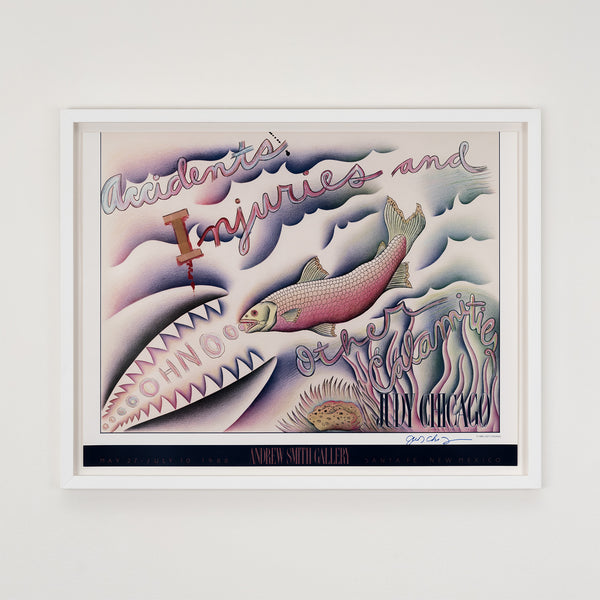 Judy Chicago exhibition poster from 1988