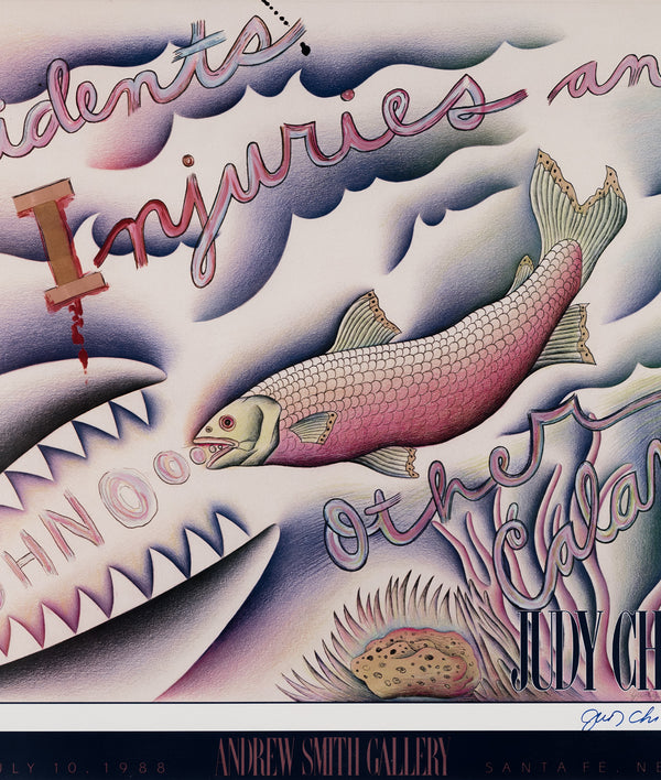 Judy Chicago exhibition poster from 1988