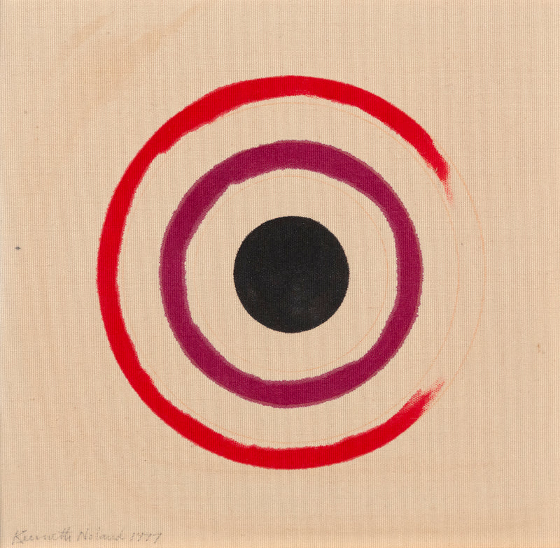 KENNETH NOLAND "PAINTED BOOK - BLACK", 1977
