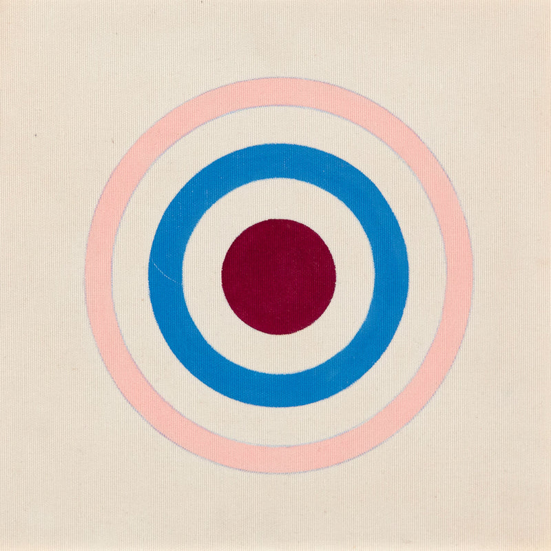 KENNETH NOLAND "PAINTED BOOK - BORDEAUX", 1977