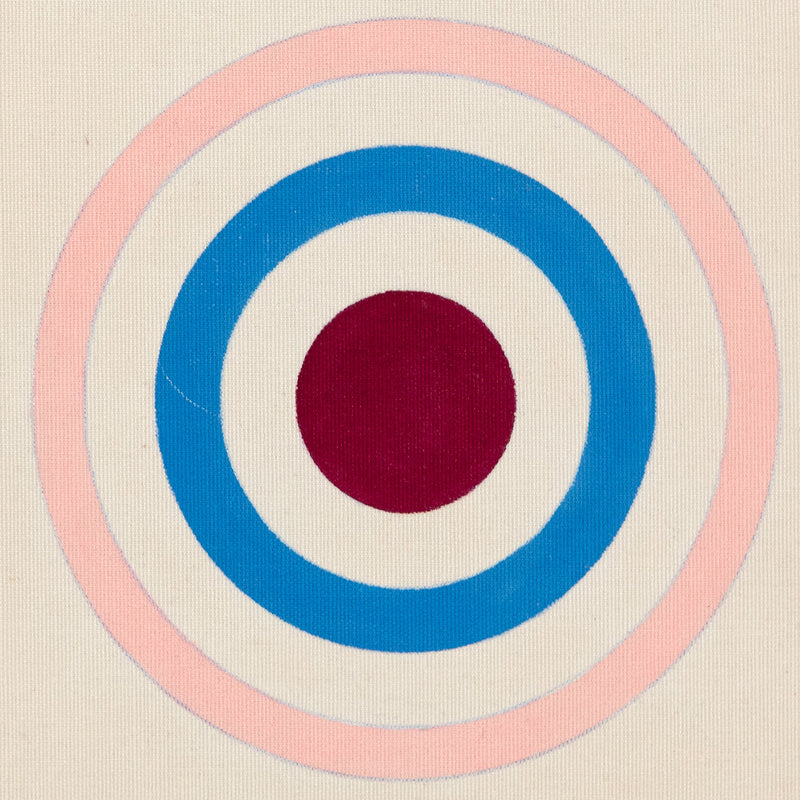 KENNETH NOLAND "PAINTED BOOK - BORDEAUX", 1977