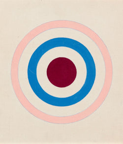 KENNETH NOLAND "PAINTED BOOK - BORDEAUX", 1977