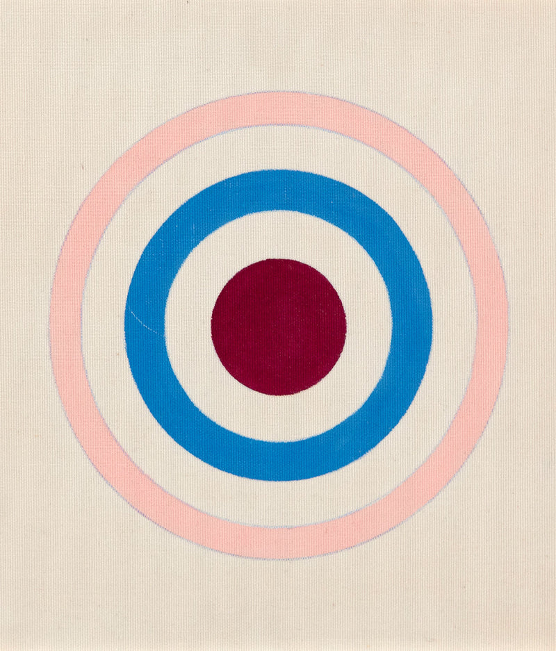 KENNETH NOLAND "PAINTED BOOK - BORDEAUX", 1977