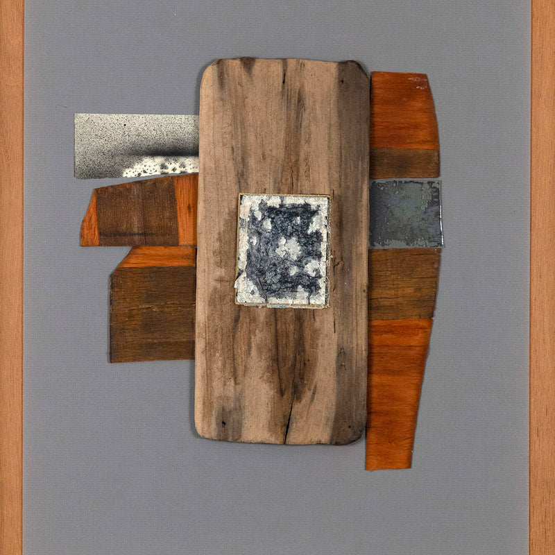 LOUISE NEVELSON "UNTITLED" COLLAGE, 1983