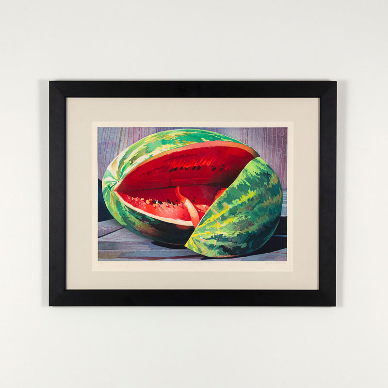 Mary Pratt "Watermelon" Color woodcut, 1997