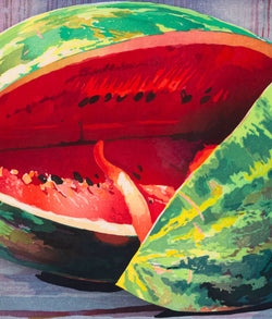 Mary Pratt "Watermelon" Color woodcut, 1997