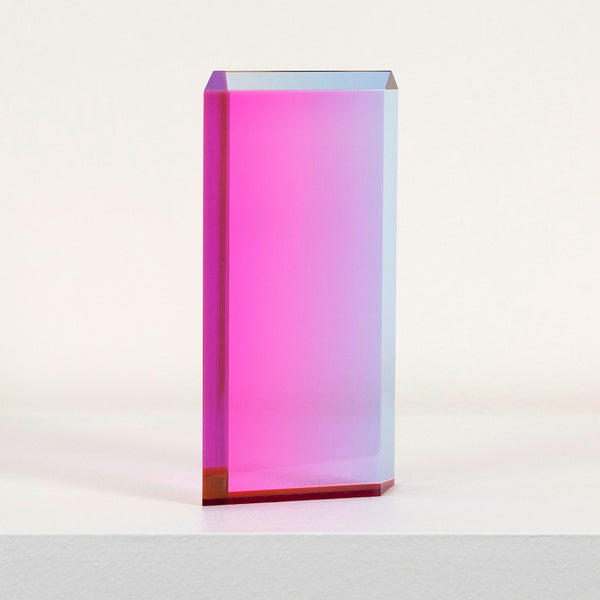 Vasa Mihich "Pink Brick House" Neon acrylic sculpture, 2004.