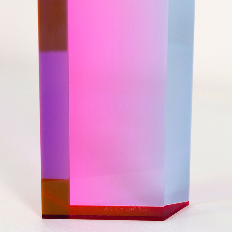 Vasa Mihich "Pink Brick House" Neon acrylic sculpture, 2004.