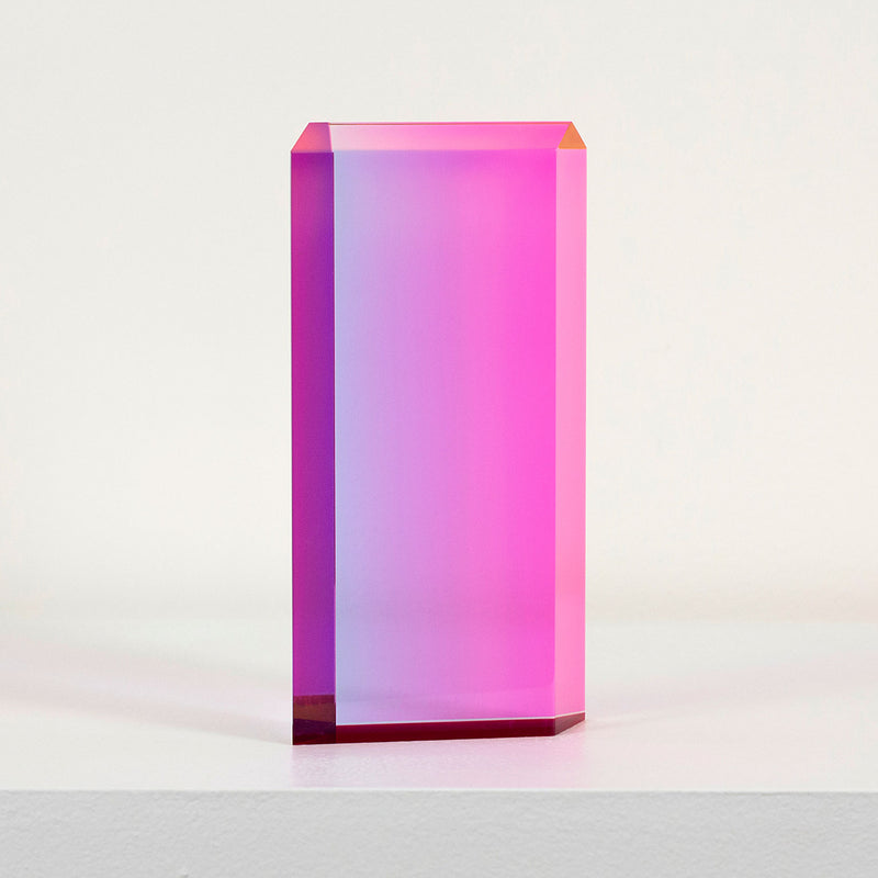 Vasa Mihich "Pink Brick House" Neon acrylic sculpture, 2004.