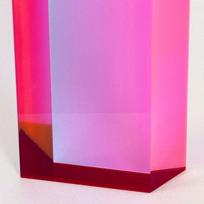 Vasa Mihich "Pink Brick House" Neon acrylic sculpture, 2004.