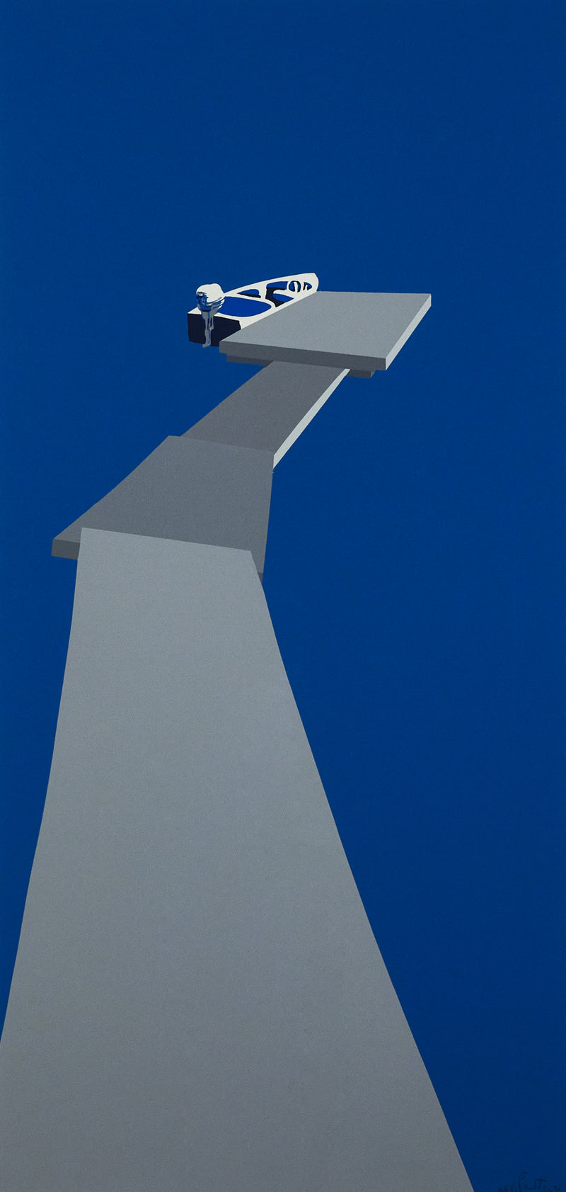 CHARLES PACHTER "FLOAT" 1986