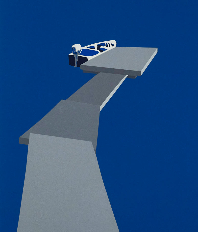 CHARLES PACHTER "FLOAT" 1986