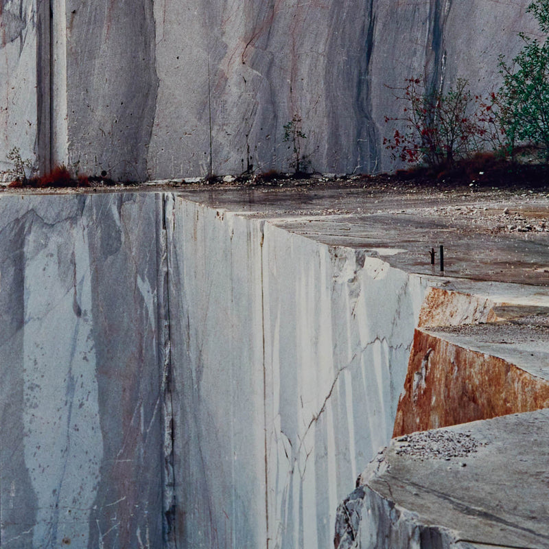 Famous Canadian landscape photographer Edward Burtynsky "Carrara Marble Quarries #11, Carrara, Italy 1993"