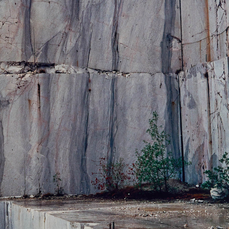 Famous Canadian landscape photographer Edward Burtynsky "Carrara Marble Quarries #11, Carrara, Italy 1993"