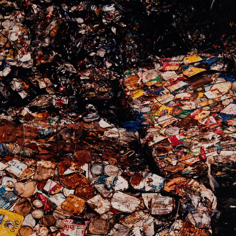 EDWARD BURTYNSKY "DENSIFIED TIN CANS #2" 1997