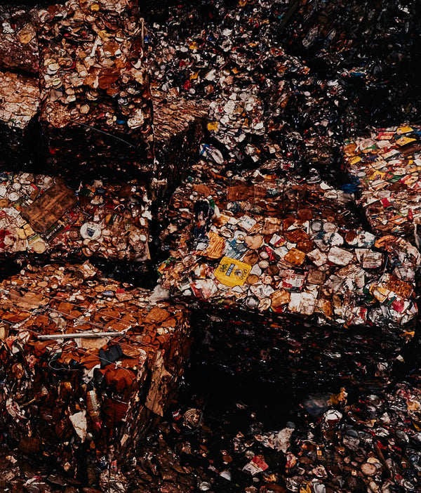 EDWARD BURTYNSKY "DENSIFIED TIN CANS #2" 1997