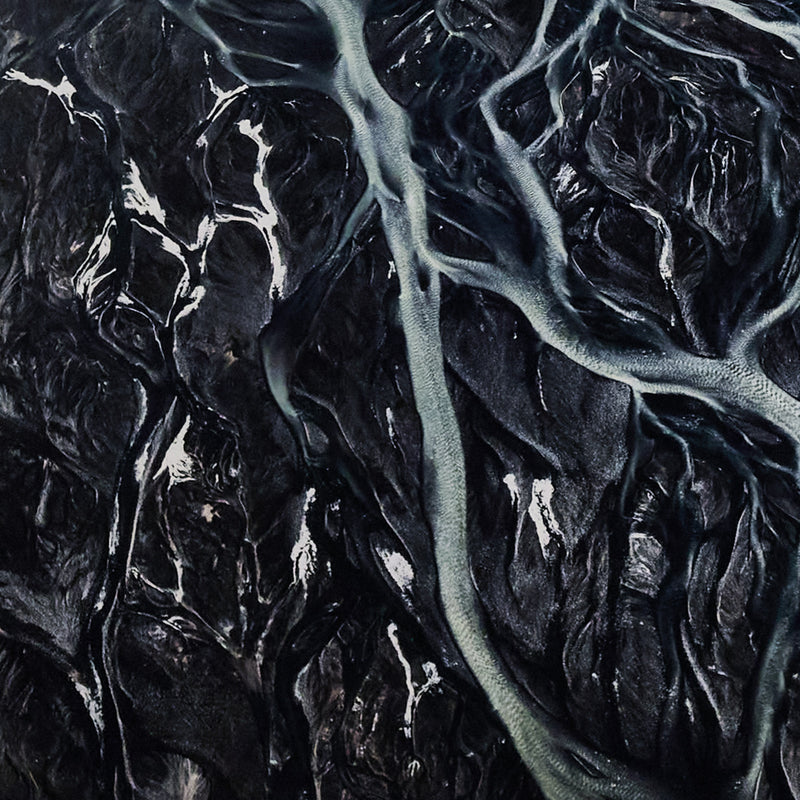 Edward Burtynsky "Markarfljót River #2, Southern Region, Iceland" 2012