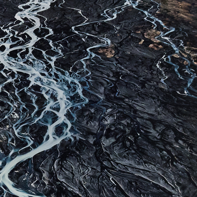 Edward Burtynsky "Markarfljót River #2, Southern Region, Iceland" 2012