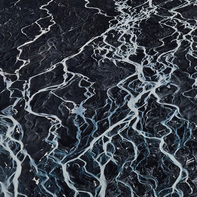 Edward Burtynsky "Markarfljót River #2, Southern Region, Iceland" 2012