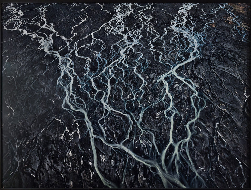 Edward Burtynsky "Markarfljót River #2, Southern Region, Iceland" 2012