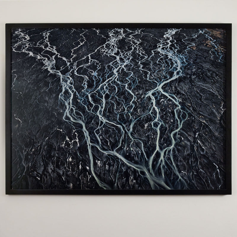 Edward Burtynsky "Markarfljót River #2, Southern Region, Iceland" 2012