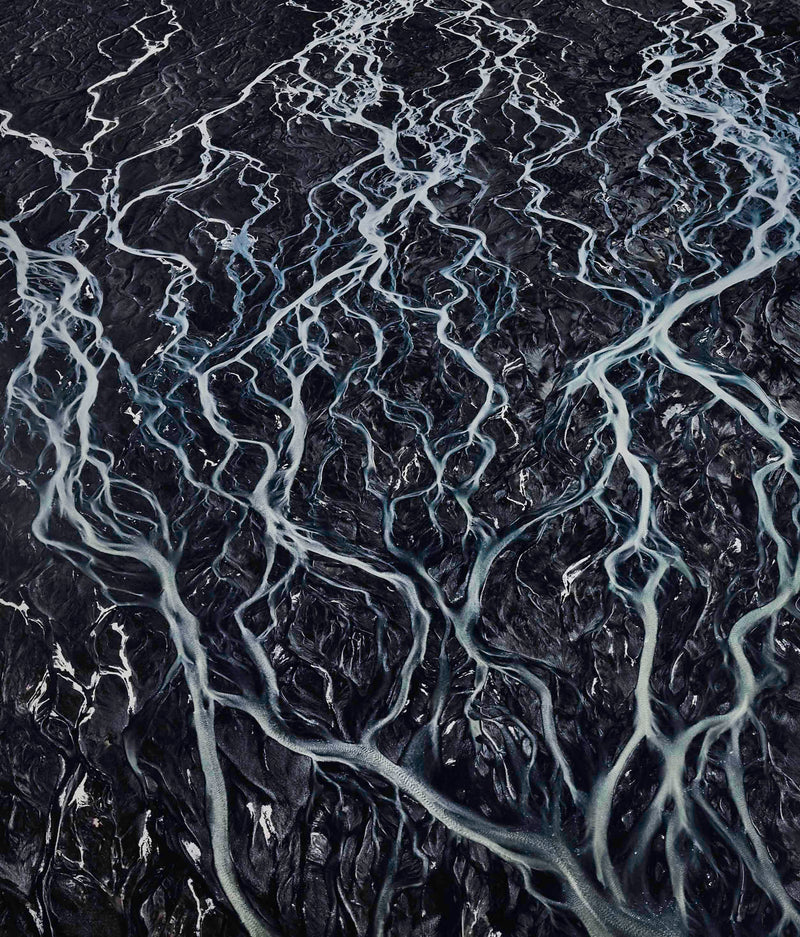 Edward Burtynsky "Markarfljót River #2, Southern Region, Iceland" 2012