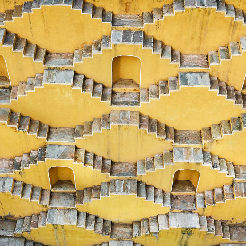 Famous Canadian landscape and climate photographer Edward Burtynsky "Stepwell #2, Panna Meena, Amber, Rajasthan, India, 2010"