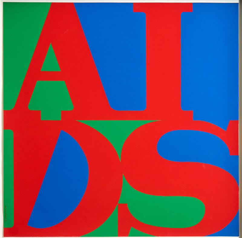 GENERAL IDEA "AIDS" SCREENPRINT, 1987