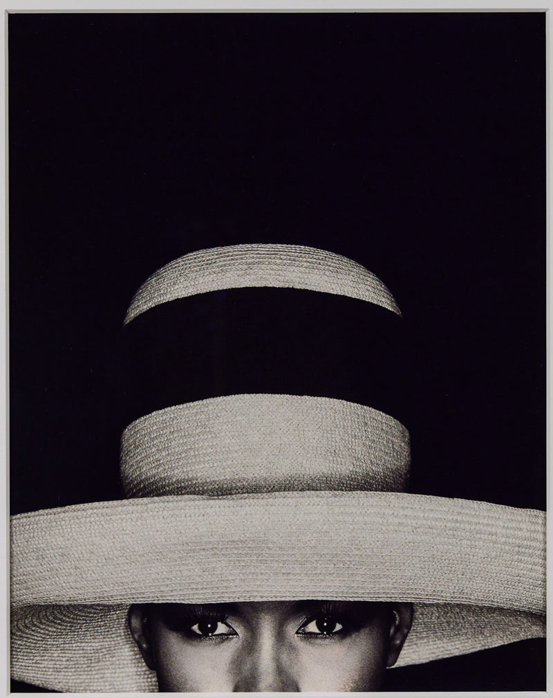 GREG GORMAN "GRACE JONES WITH HAT" 1991