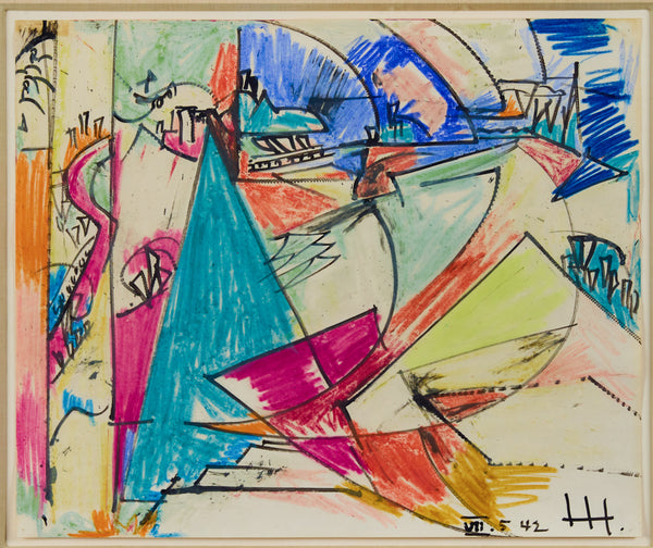 HANS HOFMANN "UNTITLED" DRAWING, 1942