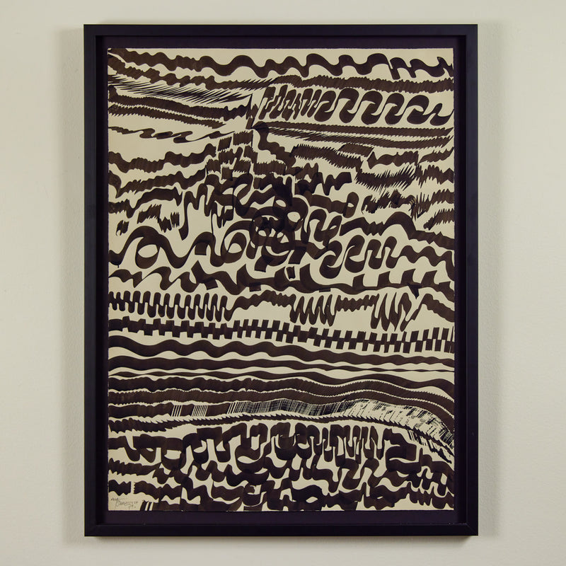 HAROLD TOWN "OCEAN #2" DRAWING, 1979