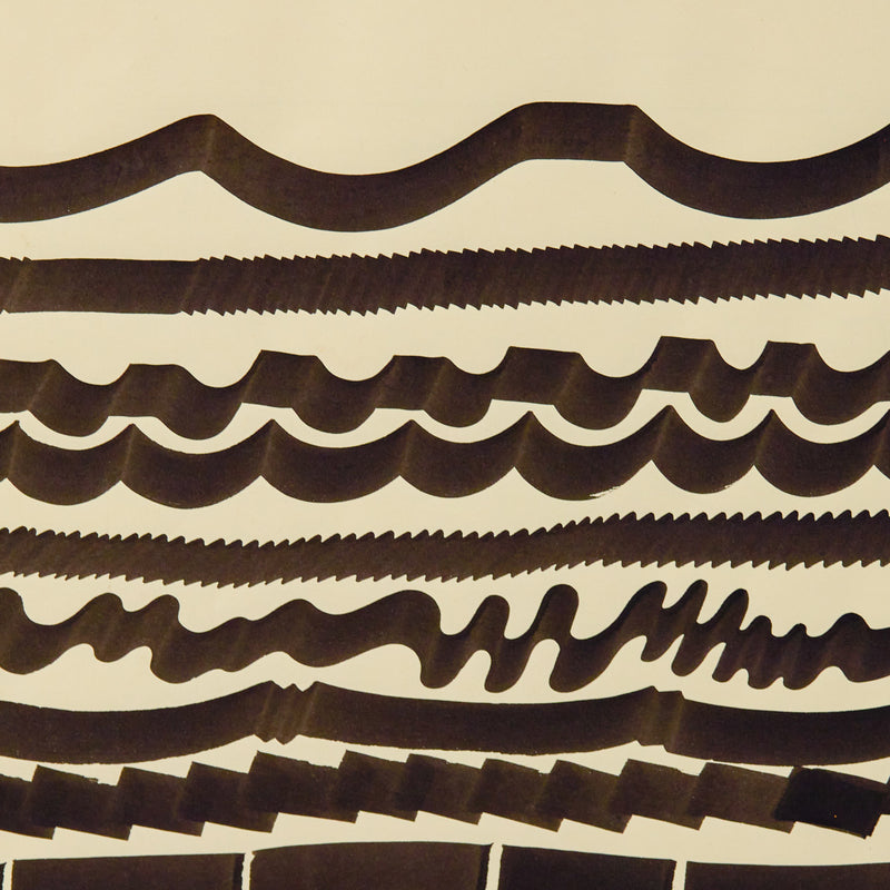 HAROLD TOWN "OCEAN #3" DRAWING, 1979